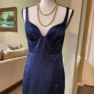 Nicole Miller Blue Cocktail Dress 6